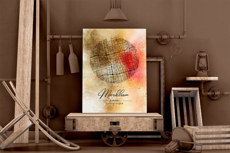 Pi Watercolor Map Bundle