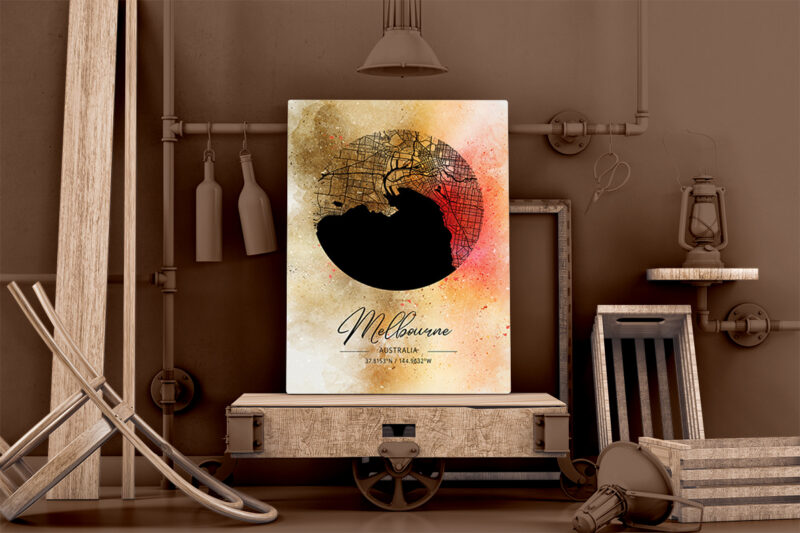 Pi Watercolor Map Bundle