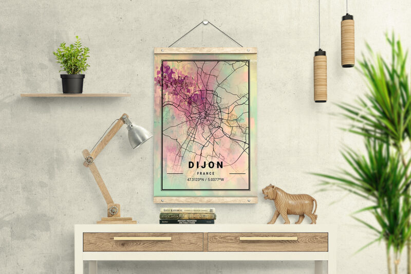 Uranus Watercolor Map Bundle