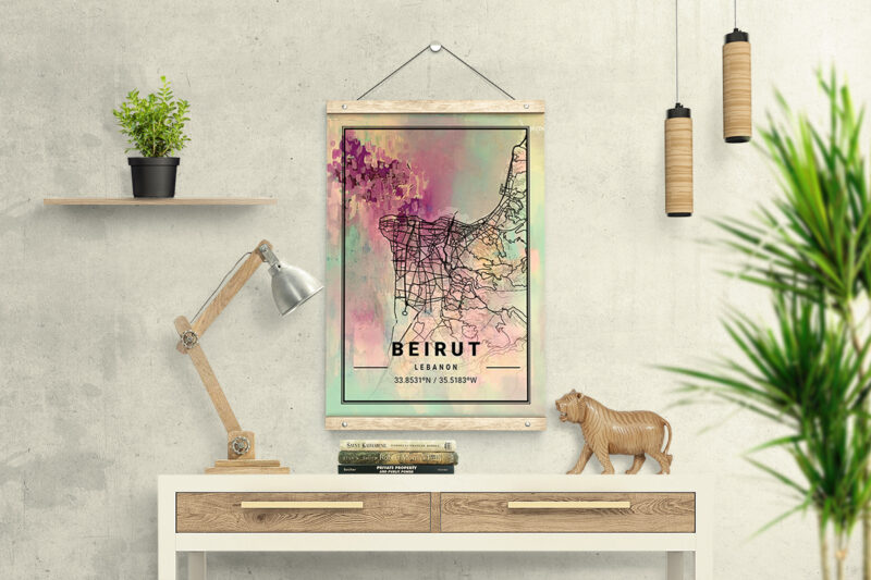 Uranus Watercolor Map Bundle