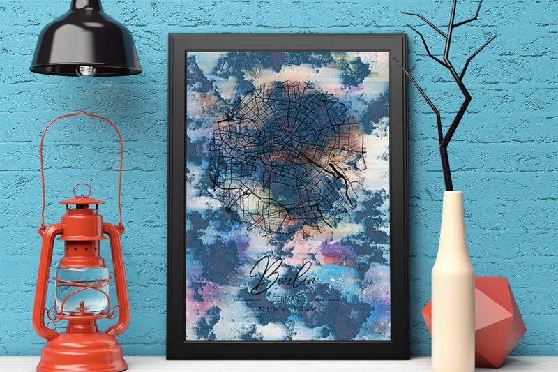 Virgo Watercolor Map Bundle