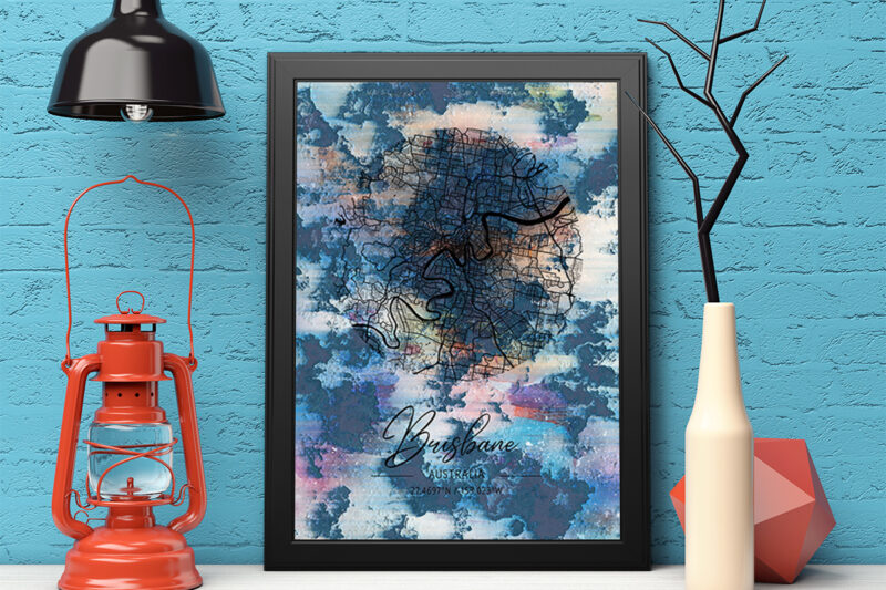 Virgo Watercolor Map Bundle