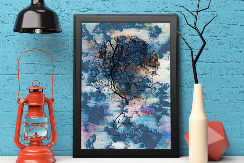 Virgo Watercolor Map Bundle