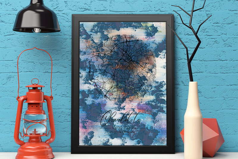 Virgo Watercolor Map Bundle