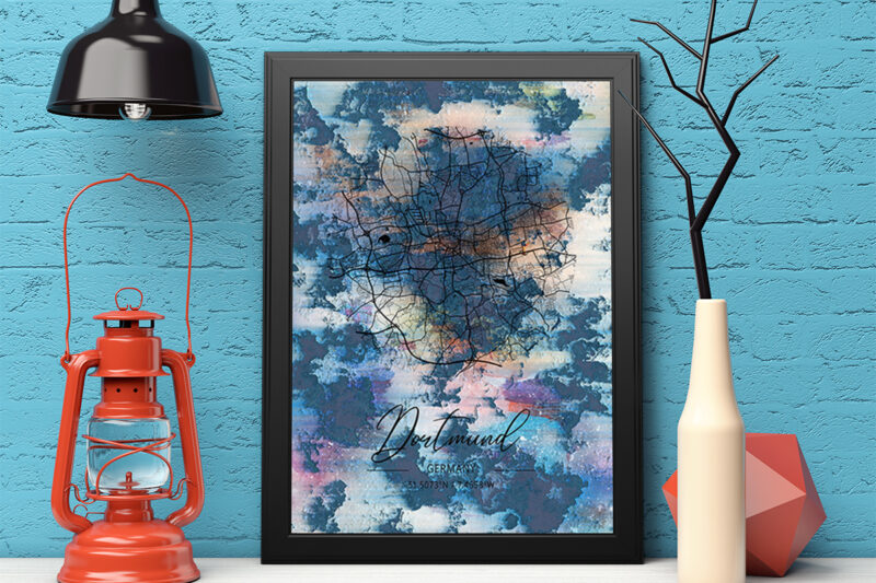 Virgo Watercolor Map Bundle