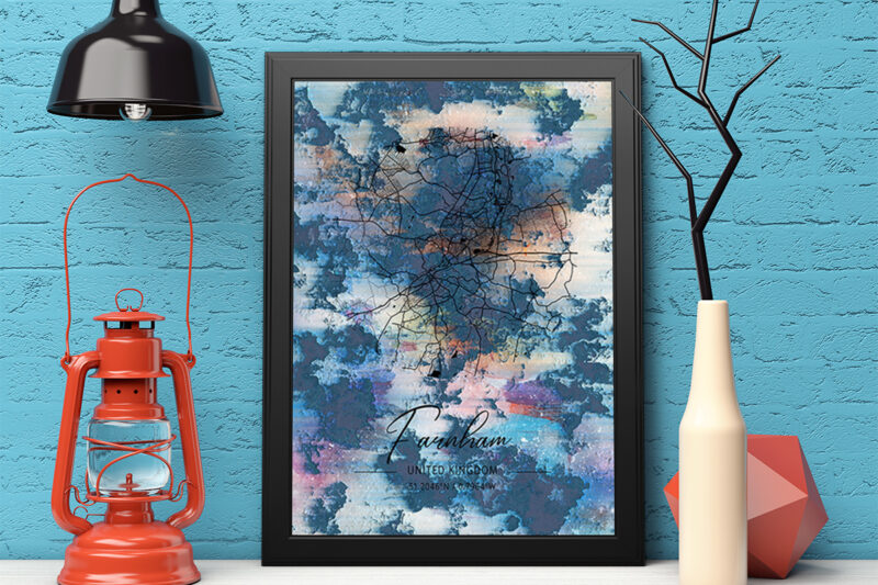 Virgo Watercolor Map Bundle