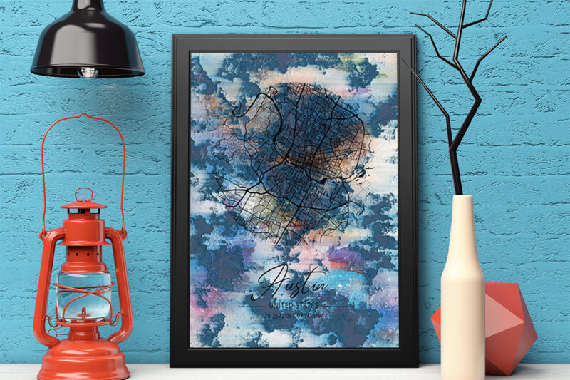 Virgo Watercolor Map Bundle