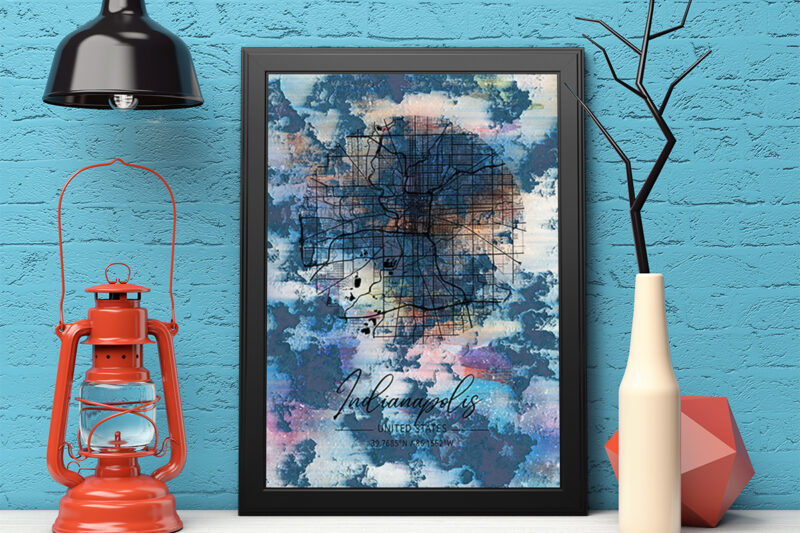 Virgo Watercolor Map Bundle