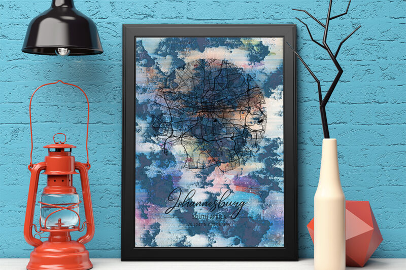 Virgo Watercolor Map Bundle