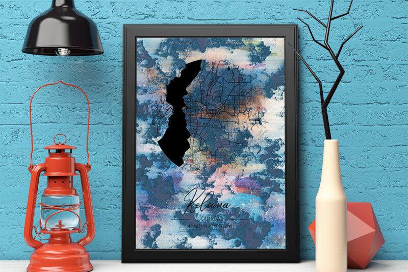 Virgo Watercolor Map Bundle