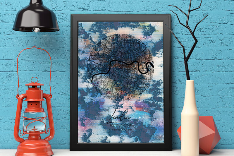 Virgo Watercolor Map Bundle