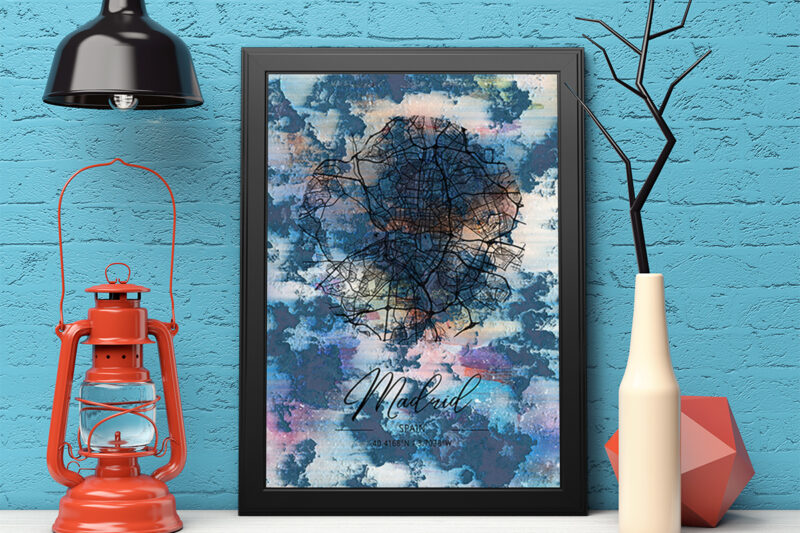 Virgo Watercolor Map Bundle