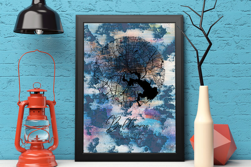 Virgo Watercolor Map Bundle