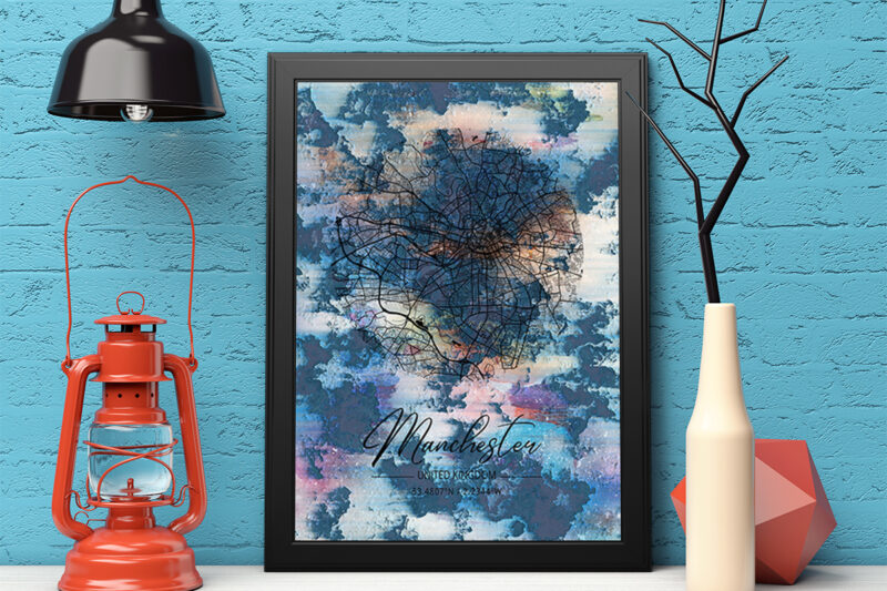 Virgo Watercolor Map Bundle