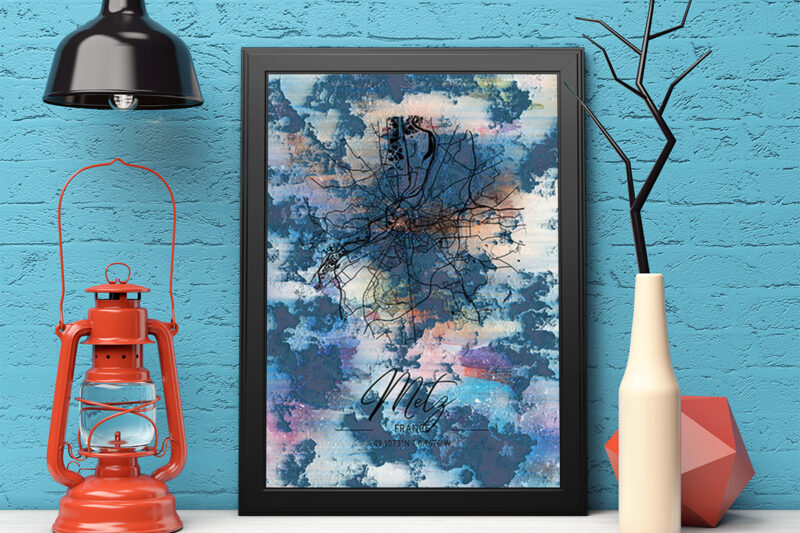 Virgo Watercolor Map Bundle