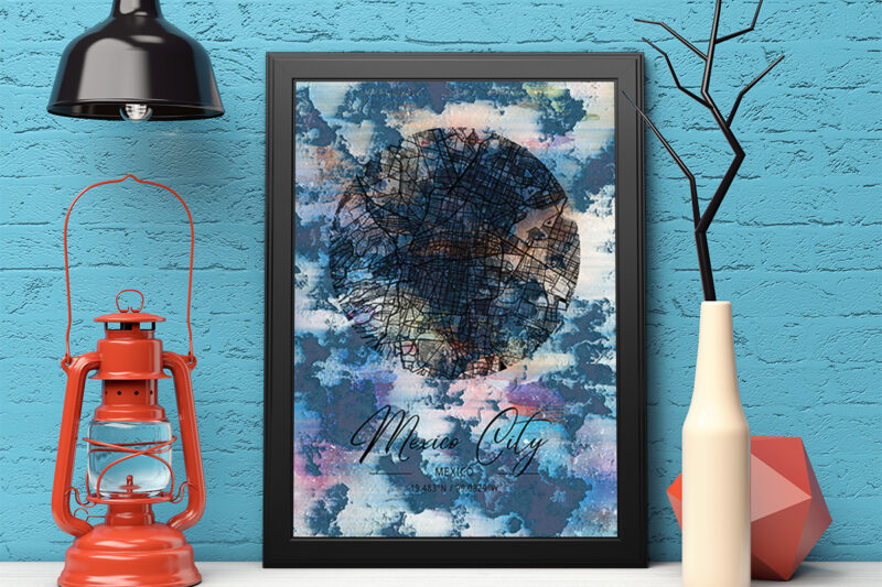 Virgo Watercolor Map Bundle