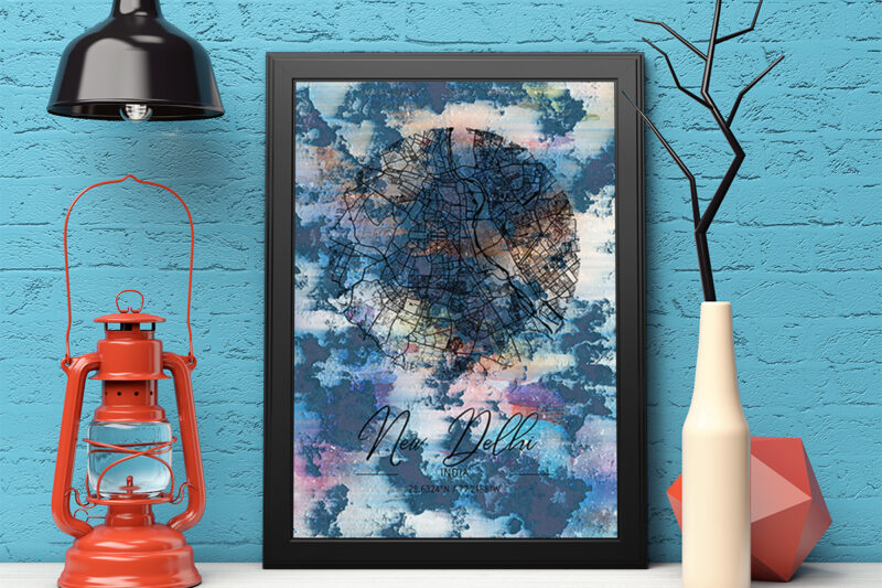 Virgo Watercolor Map Bundle