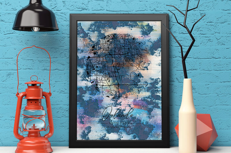 Virgo Watercolor Map Bundle