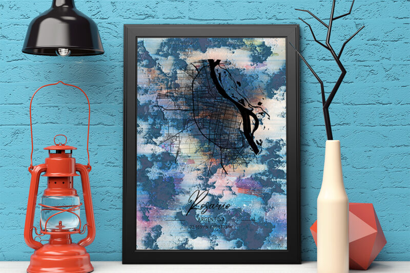 Virgo Watercolor Map Bundle