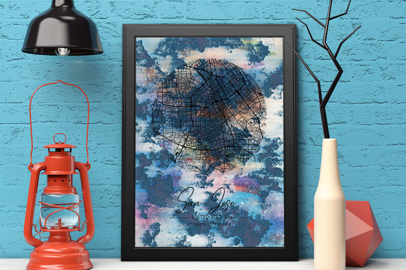 Virgo Watercolor Map Bundle