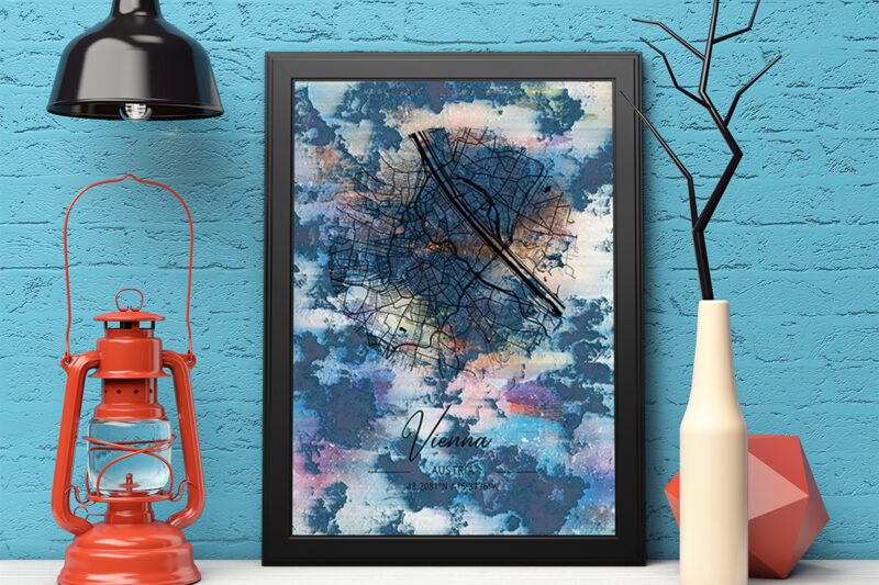 Virgo Watercolor Map Bundle