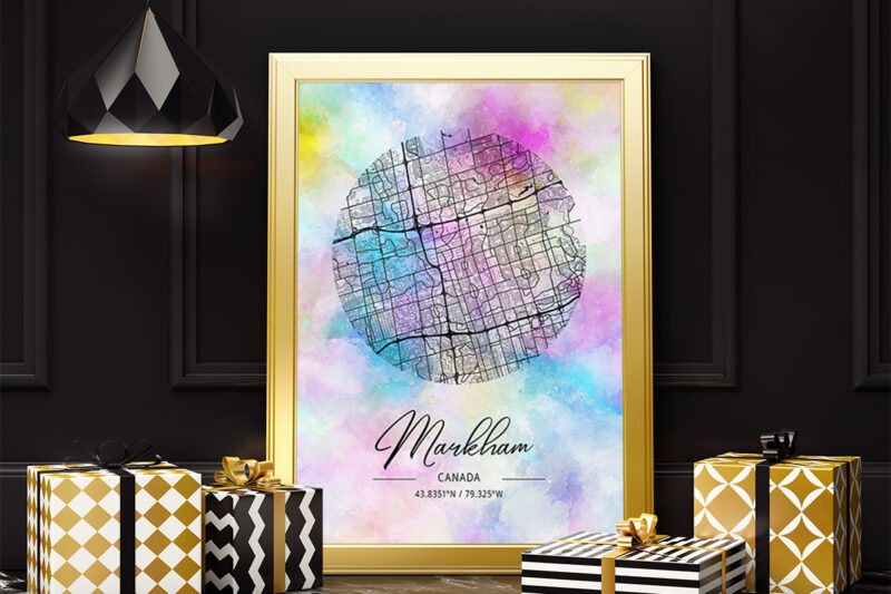 Xi Watercolor Map Bundle