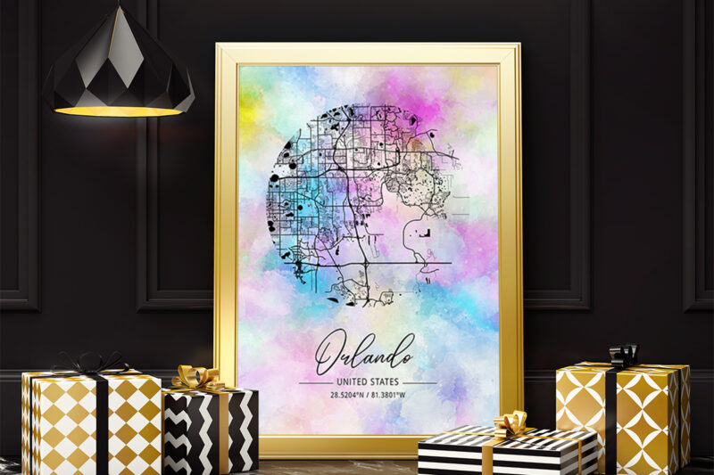 Xi Watercolor Map Bundle