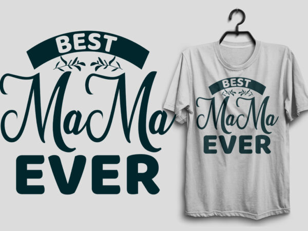 Mom t shirt design with elements