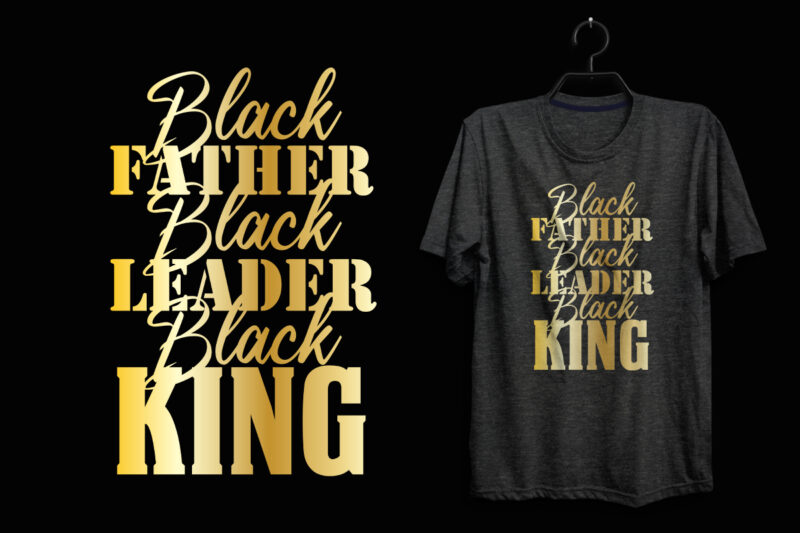 Gold Black history or juneteenth t shirt design bundle