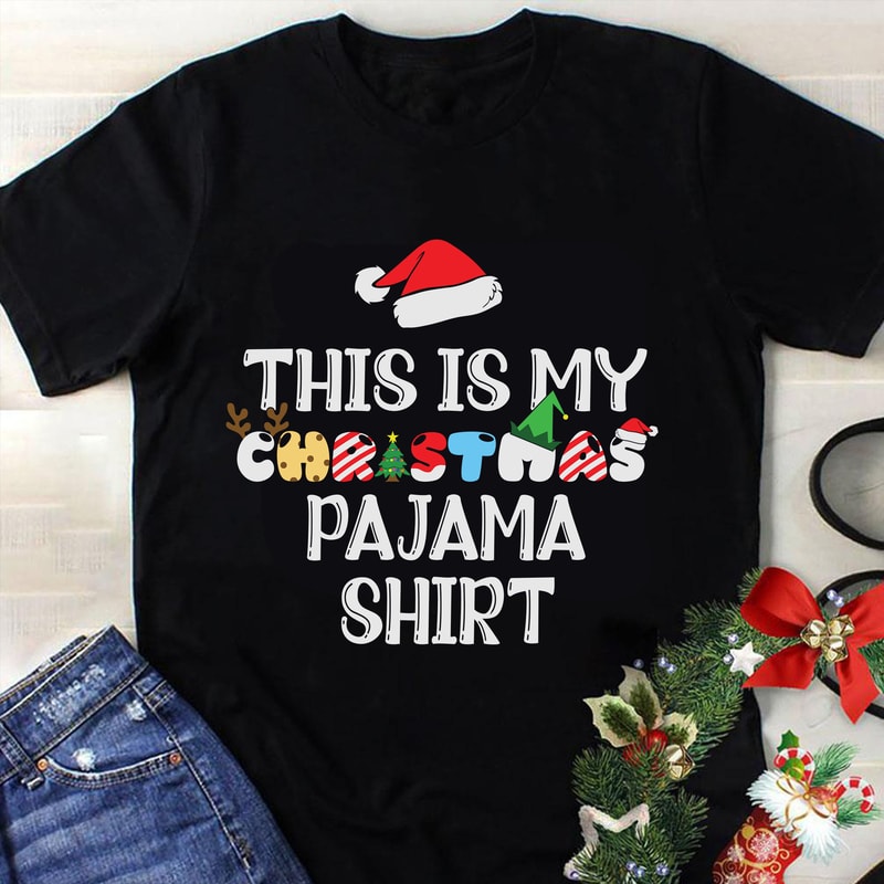 This Is My Christmas Pajama Shirt Svg, Christmas Svg, Tree Christmas ...