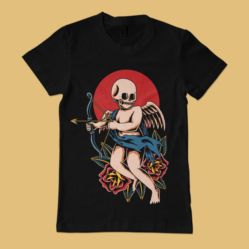 Angel of death t-shirt template