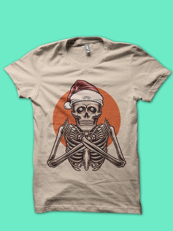 christmas skeleton