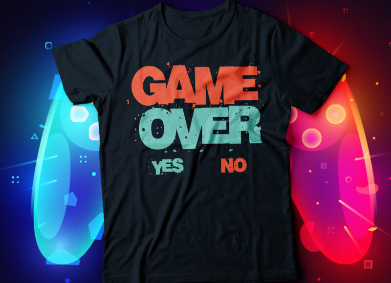 trendy gaming t-shirt design bundle, 10 gaming t-shirt design, game zone