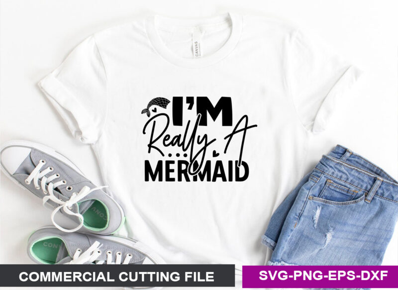 Mermaid SVG T shirt Design Bundle