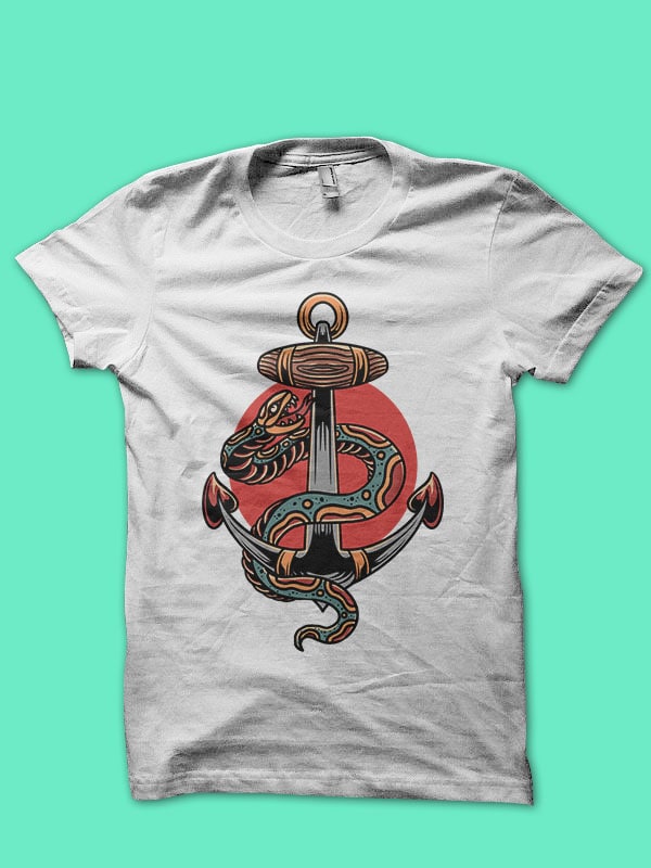 anchor and snake