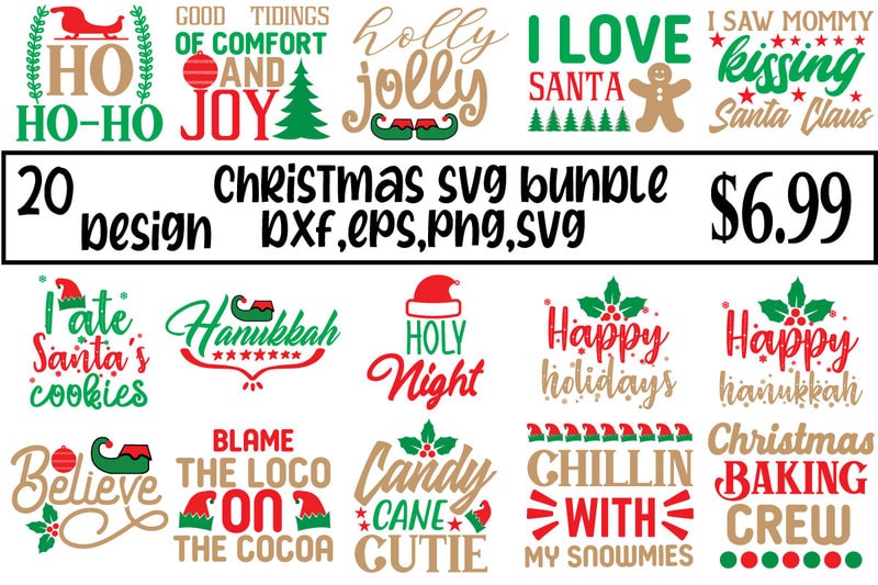 Christmas svg bundle - Buy t-shirt designs