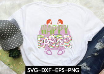 happy easter sublimation graphic t shirt