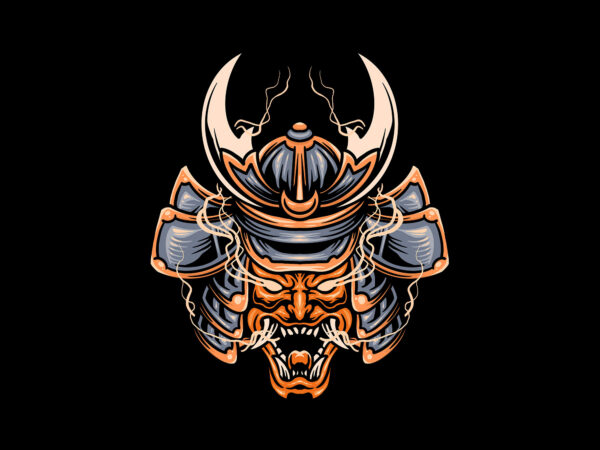 Oni samurai t shirt design online