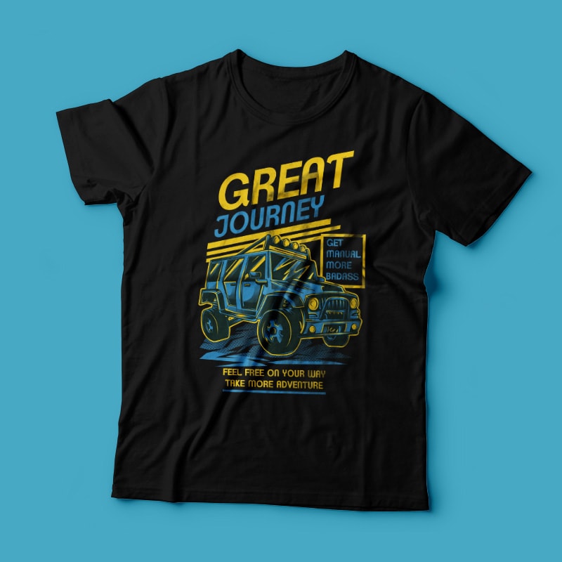 Great Journey vector t shirt design