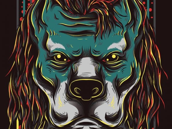 Handsome Pitbull vector t-shirt design for commercial use - Buy t-shirt ...